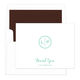 Circle Initials Thank You Note Cards Image 3 of 5